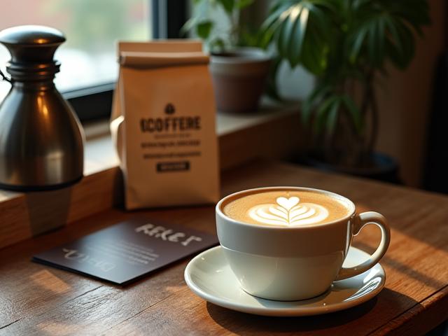 Création d'une identité visuelle chaleureuse pour un café artisanal