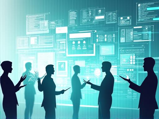 Illustration de l'expérience utilisateur et du design d'interface, avec des schémas et des écrans d'applications.